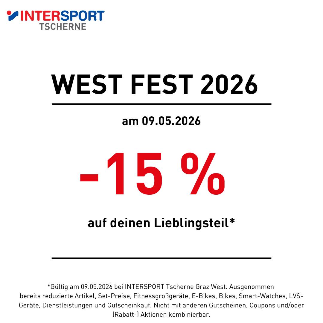 Center West Facebook ad: Das WEST FEST am 9.