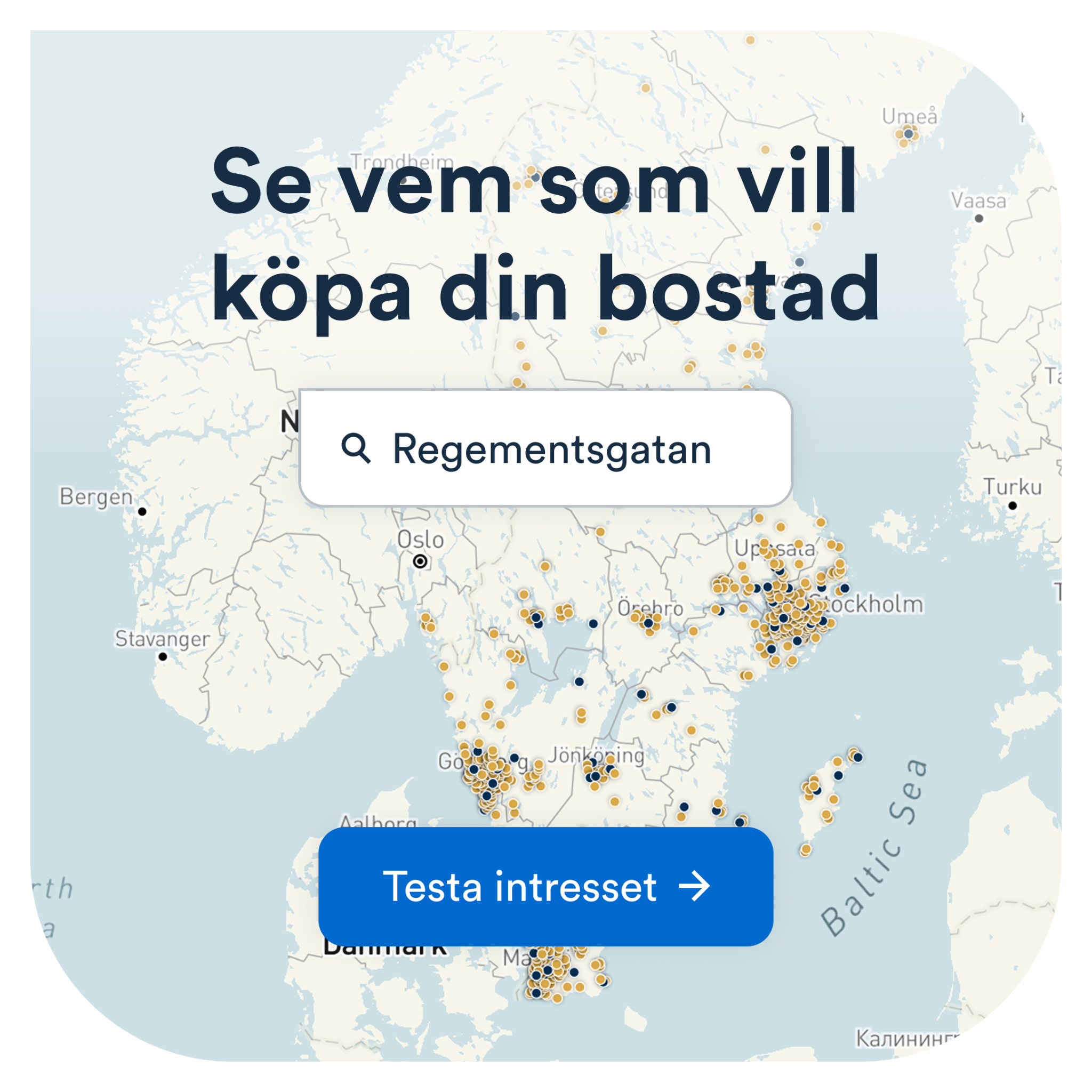 Norban Facebook ad: Se vem som vill köpa din bostad