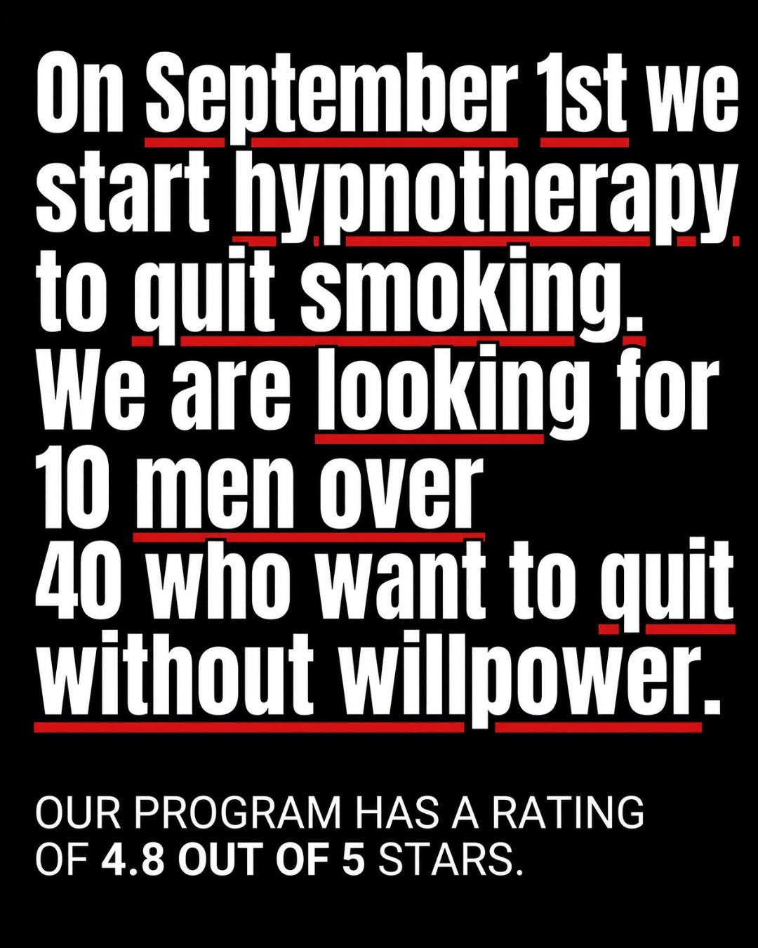 Hypnozio: power of hypnotherapy Facebook ad