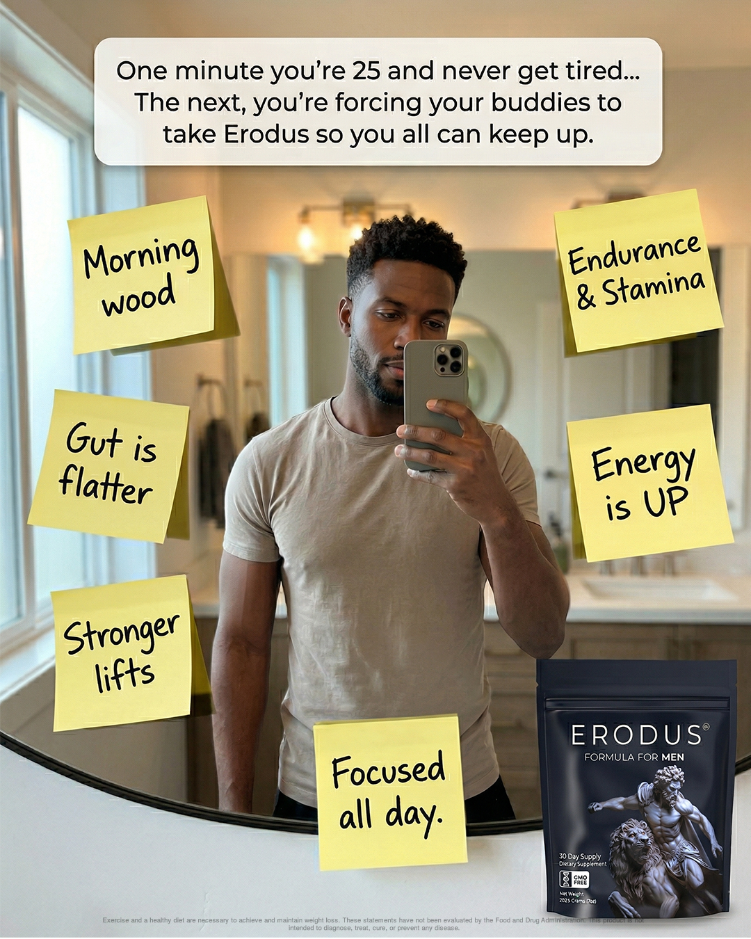 Erodus Formula For Men Facebook ad