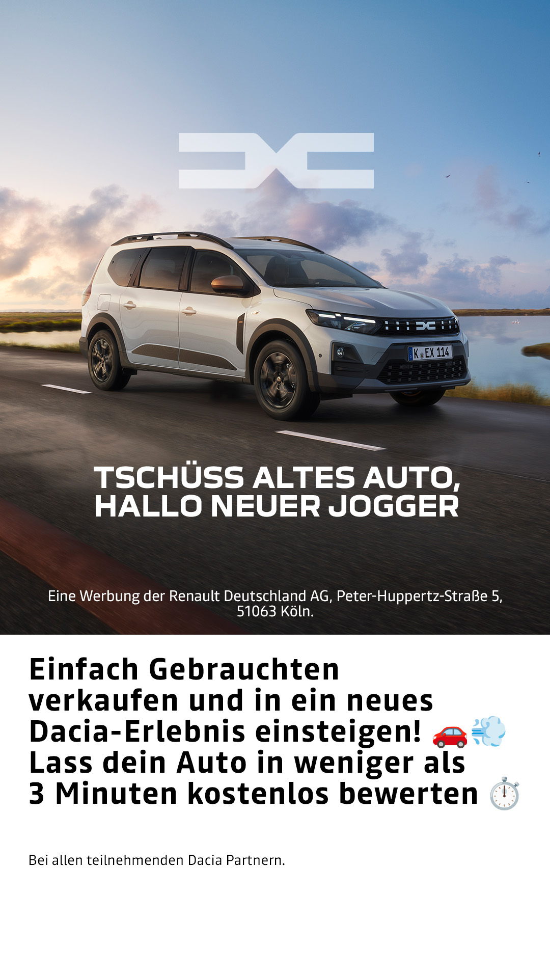 Dacia Facebook ad