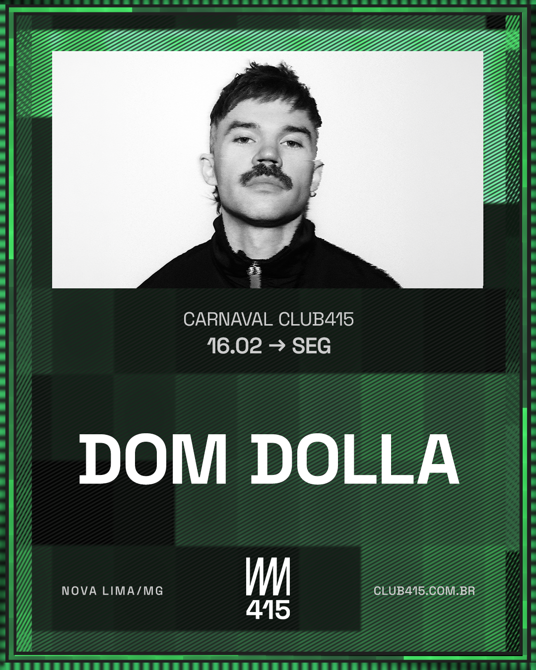 Club415 Facebook ad: Vendas abertas para o maior Carnaval Eletrônico de Minas!