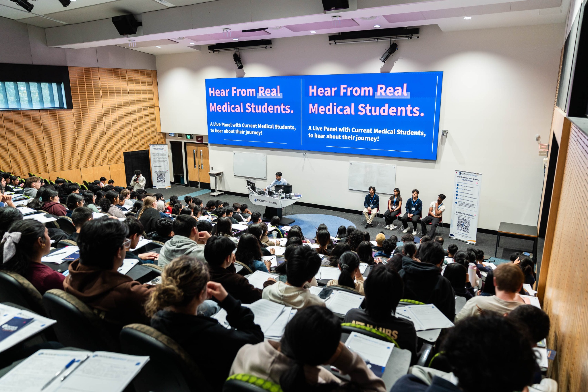 Contour MedPrep Facebook ad: The path to medical school in New Zealand…