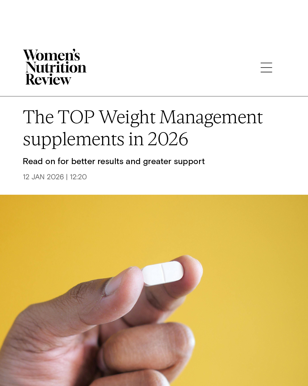 Women's Nutrition Review Facebook ad