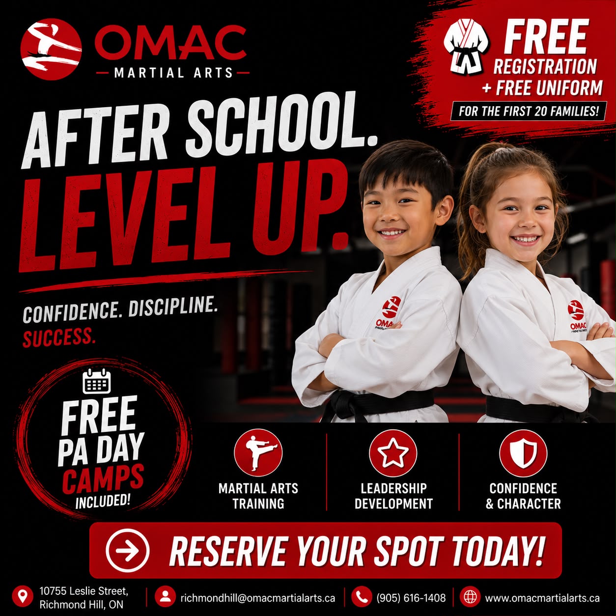 OMAC Richmond Hill Facebook ad