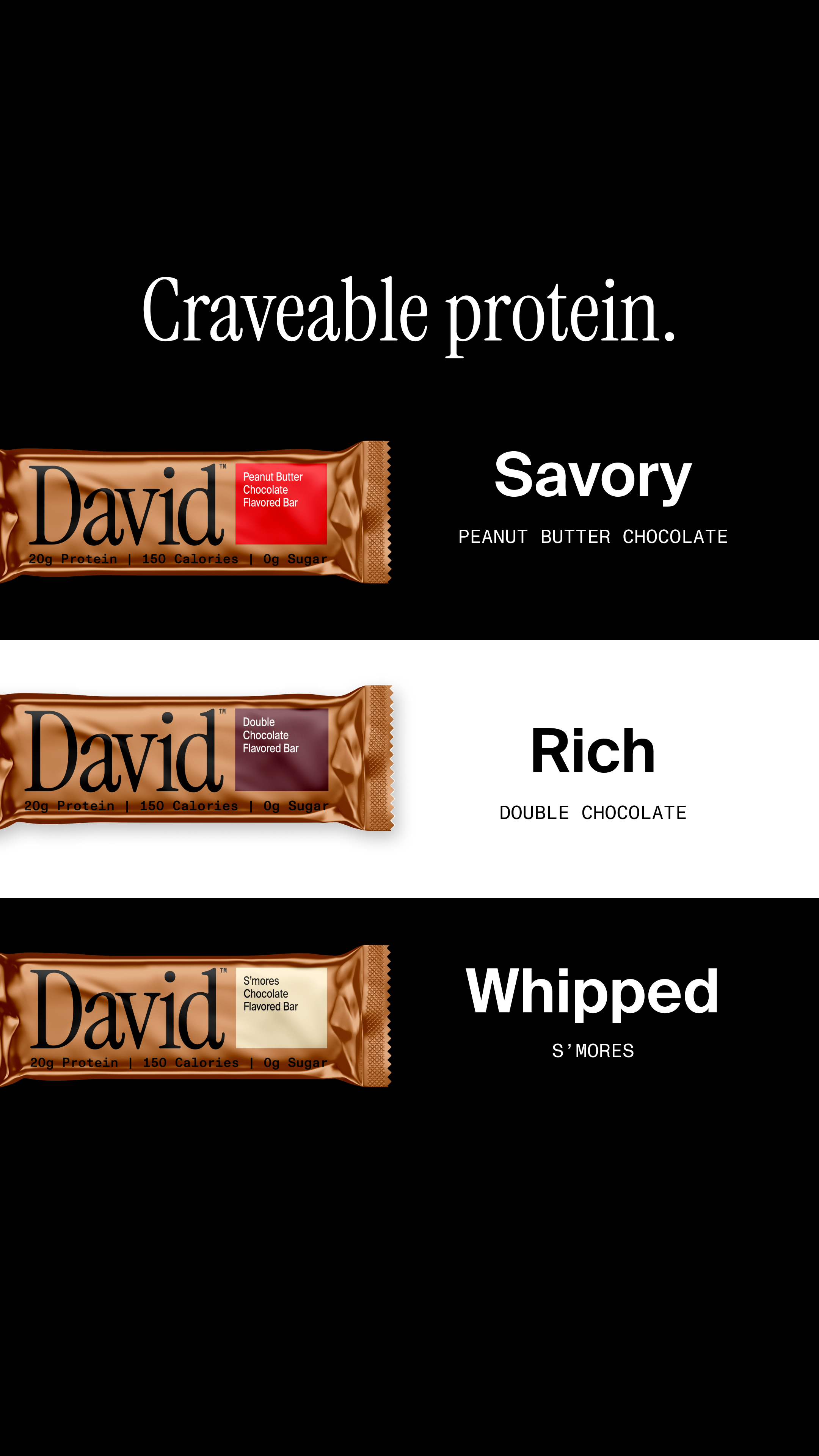 David Protein Facebook ad