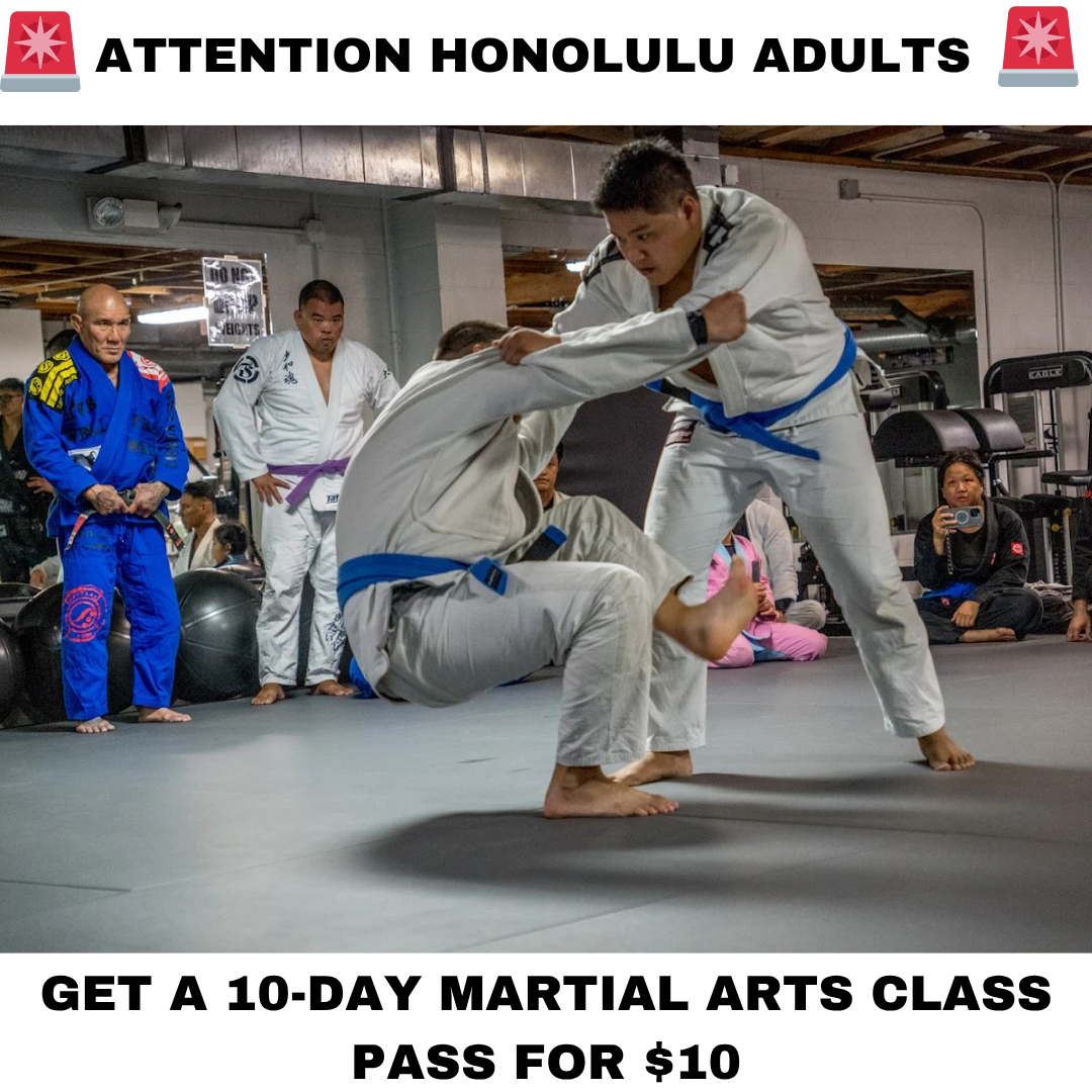 Tako Jiu-Jitsu Academy Facebook ad: Want a 10-Day Martial Arts Class Pass For Just $10?