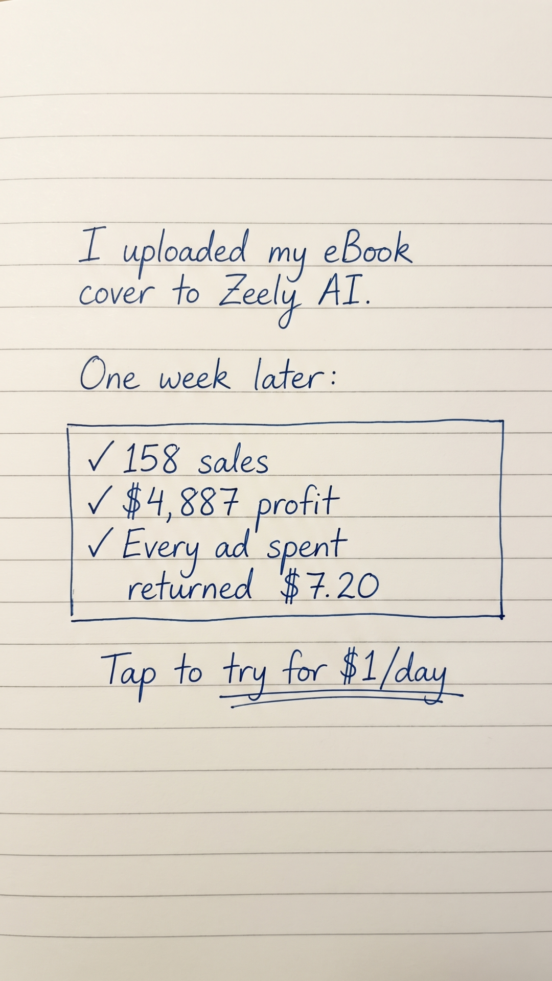 Zeely: AI Ads Maker Facebook ad