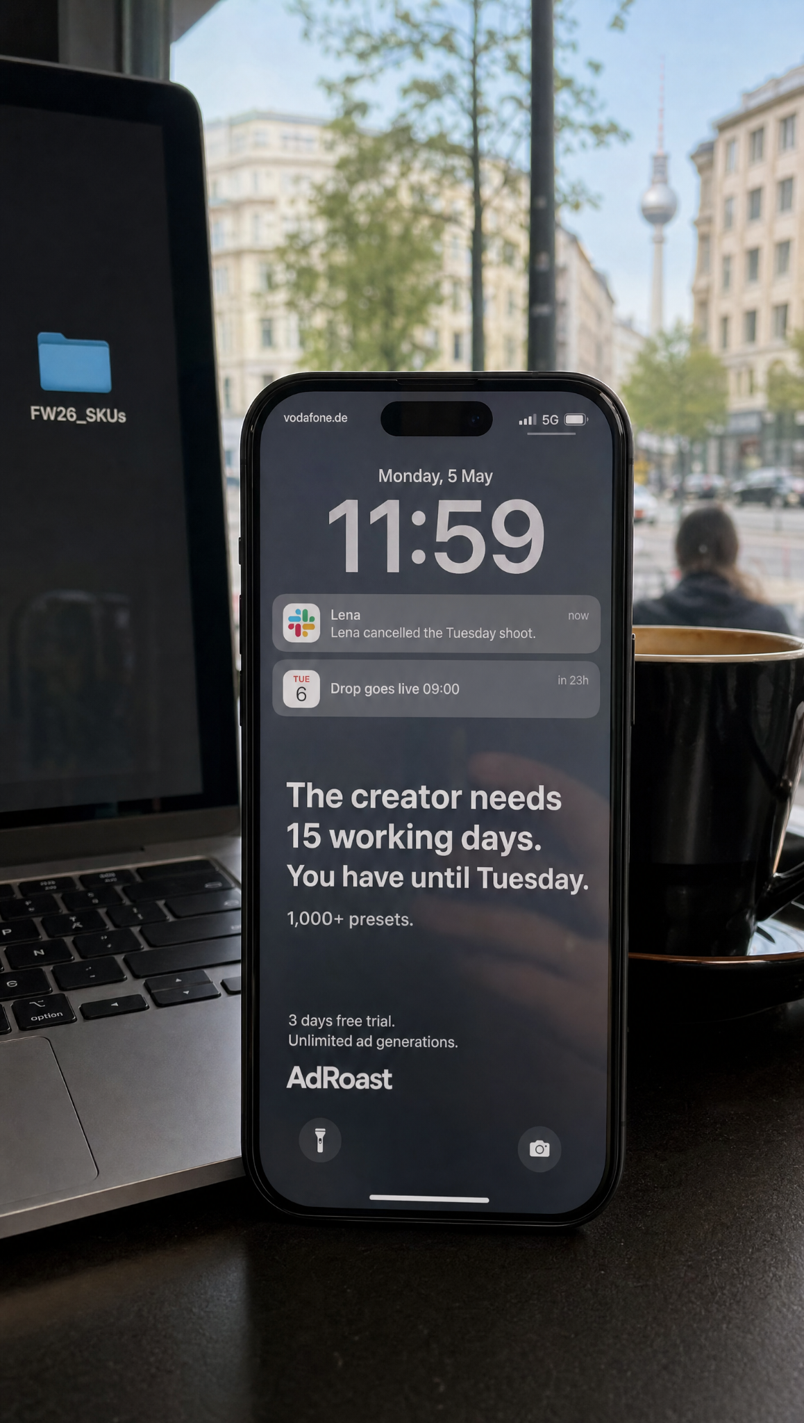 AdRoast.ai Facebook ad