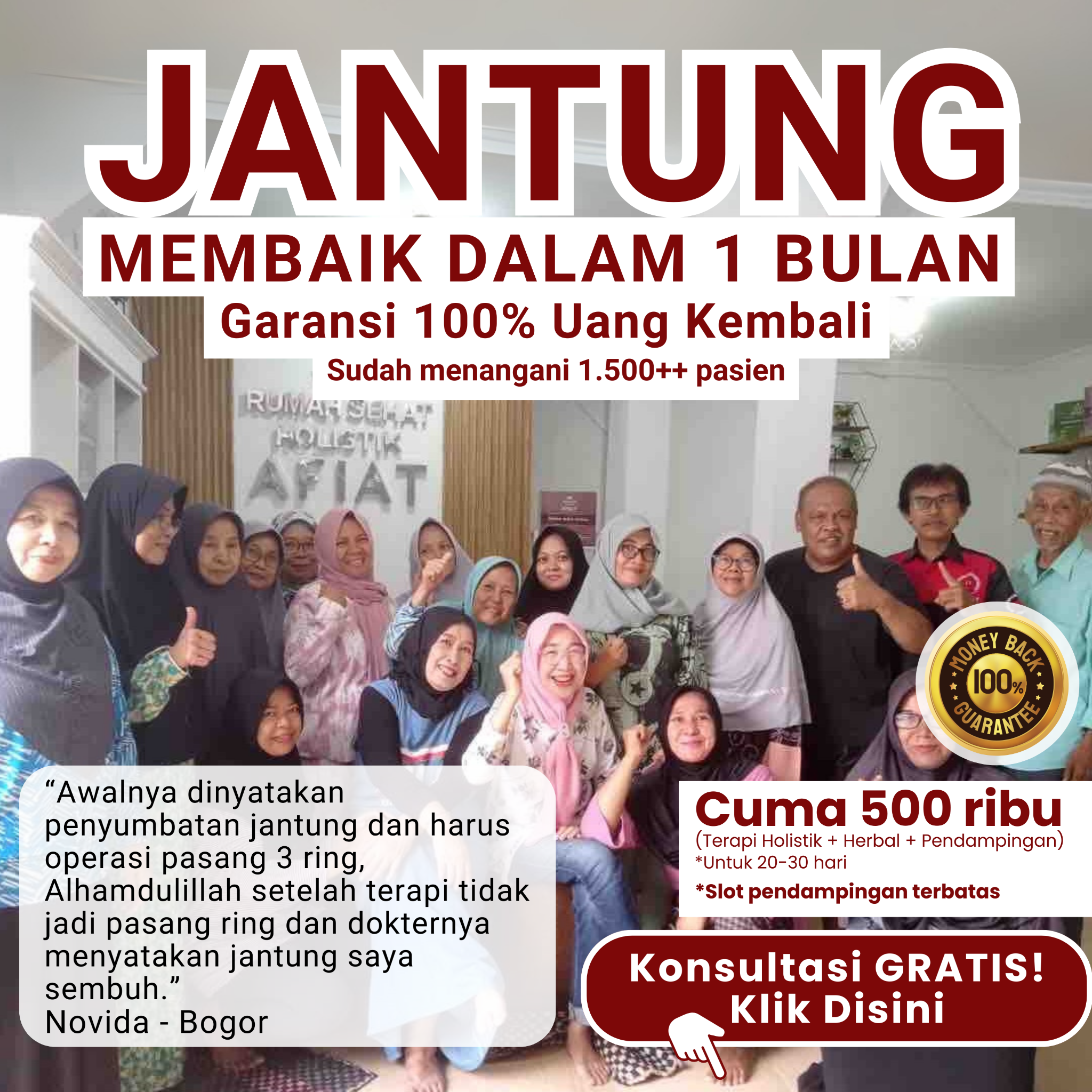 AFIAT Holistic Centre Facebook ad