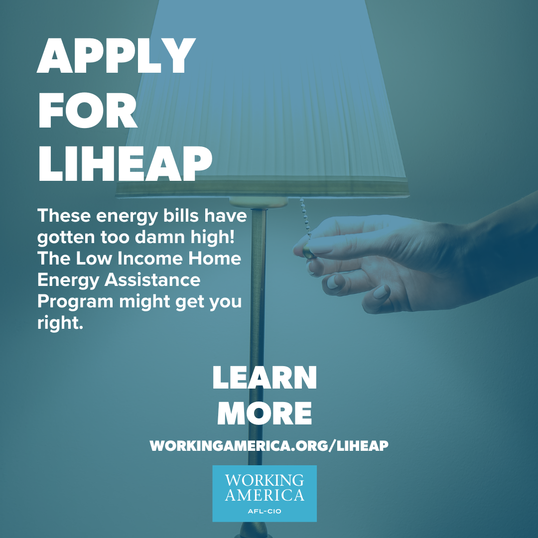 Working America Facebook ad