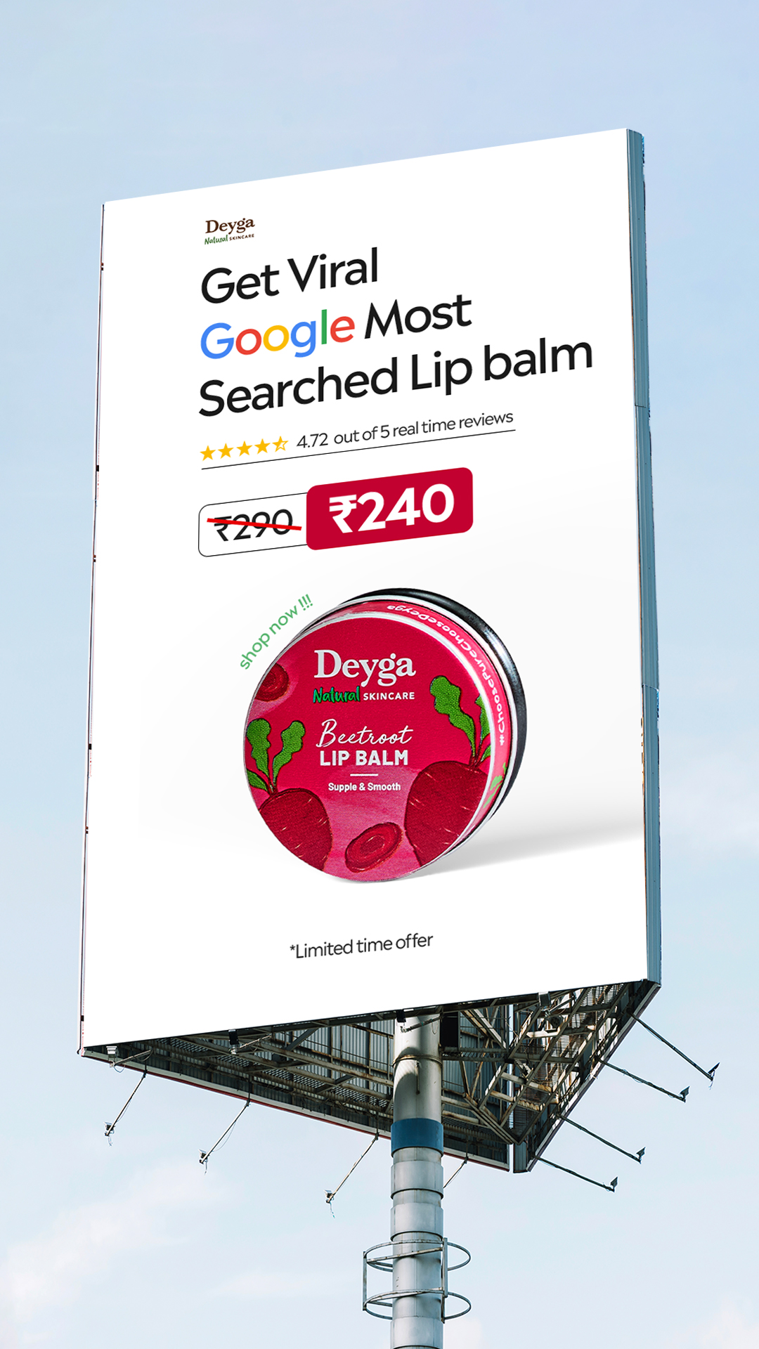 Deyga Organics Facebook ad