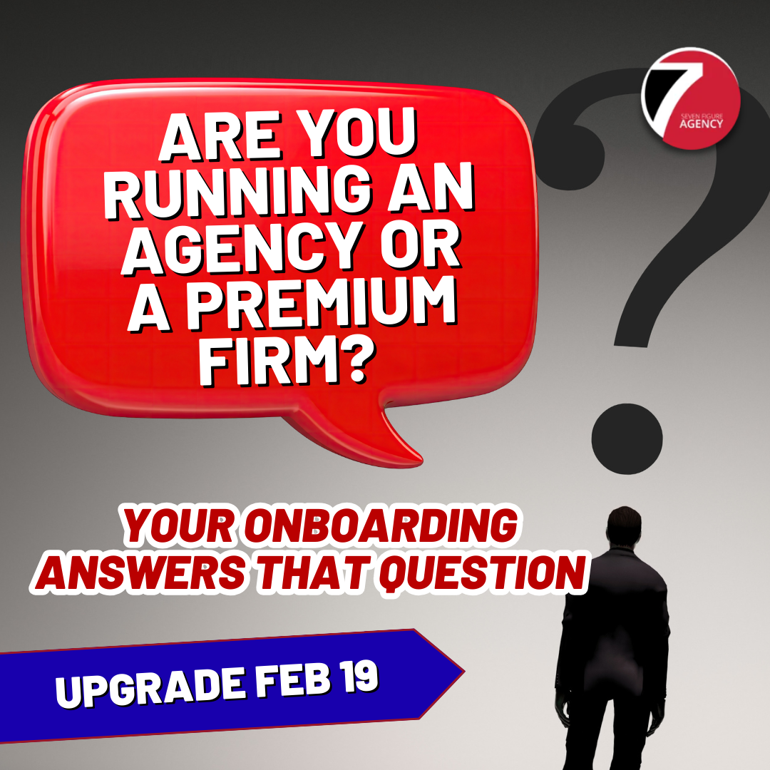 Seven Figure Agency Facebook ad