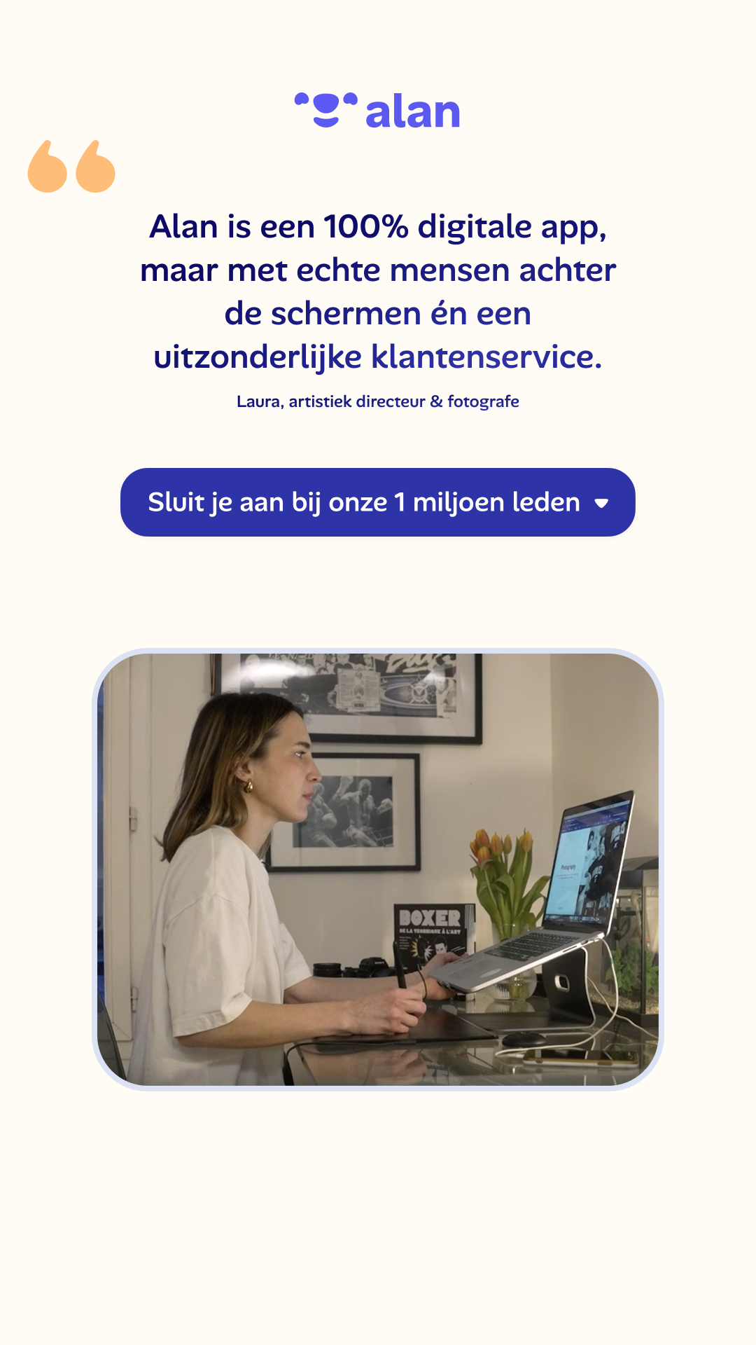 Alan Facebook ad