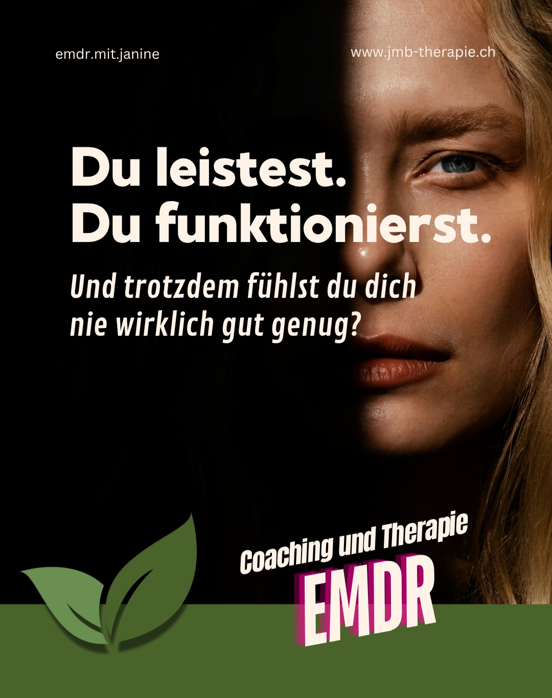 JMB Therapie Facebook ad: Traumatherapie EMDR Winterthur | JMB Janine M. Baumann