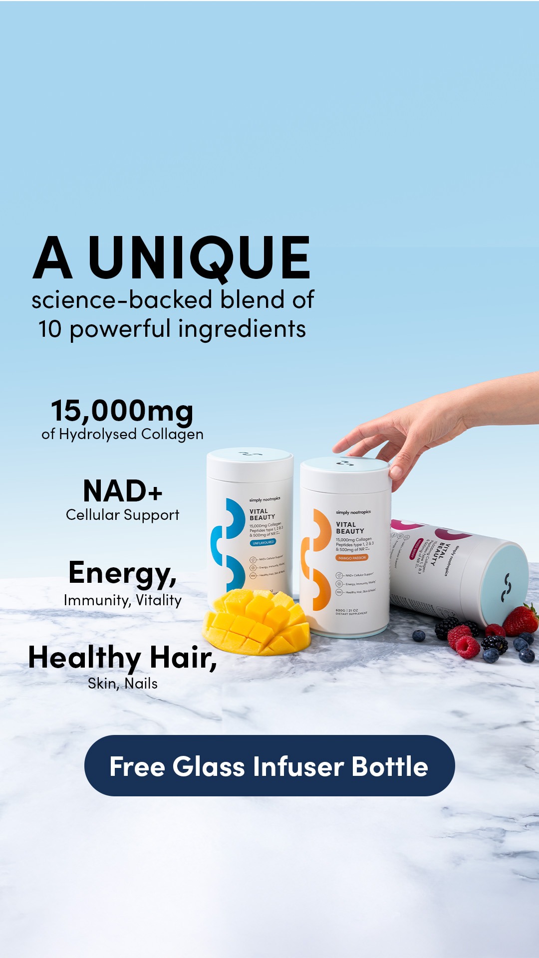 Simply Nootropics Facebook ad