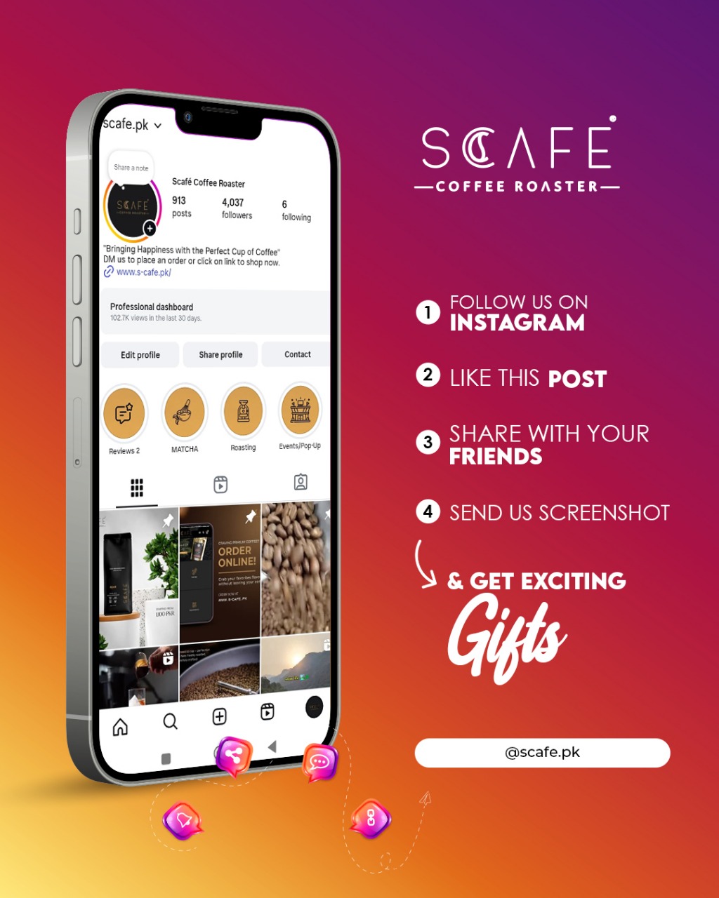 S-Cafe Facebook ad