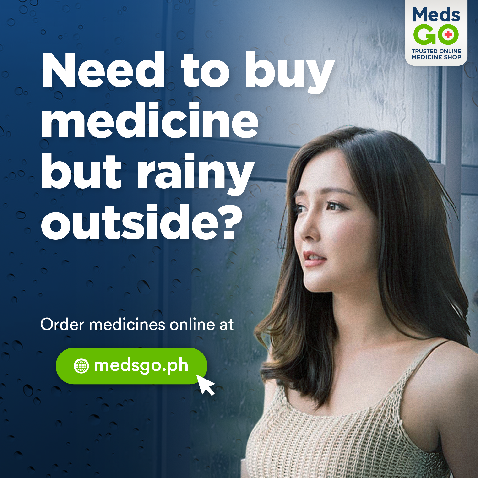 MedsGo Facebook ad: Order in 2 minutes
