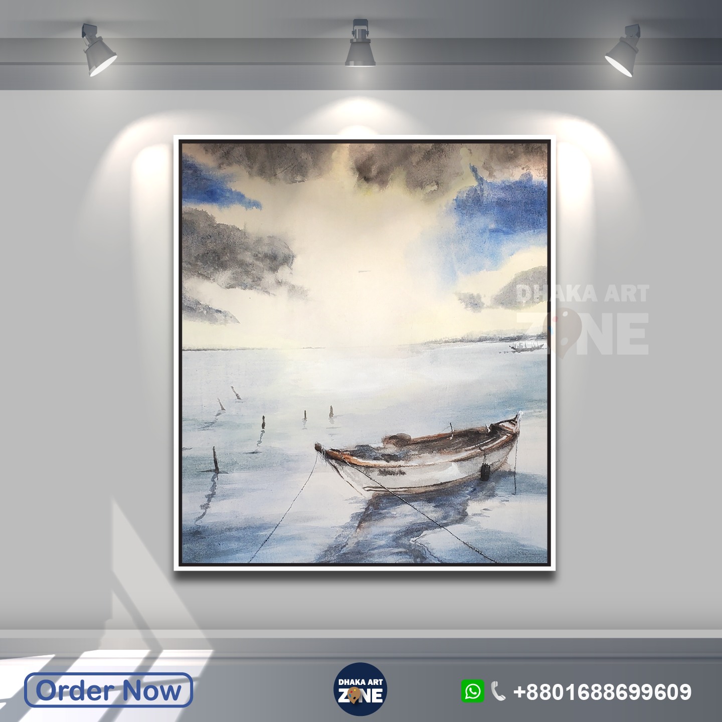 Dhaka Art Zone Facebook ad: Exclusive Art Sale, Own a Masterpiece Today!