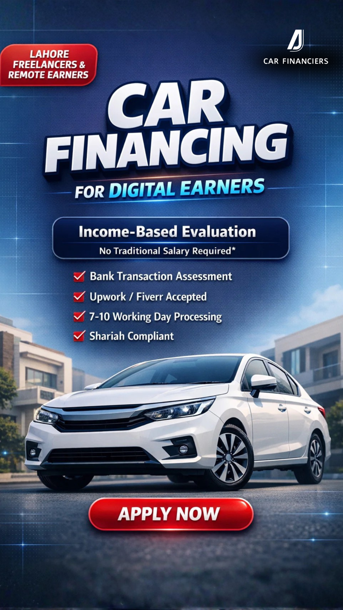 AJ Car Financiers Facebook ad