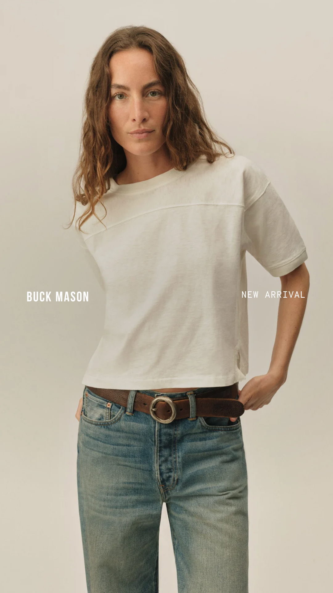 Buck Mason Women's Facebook ad