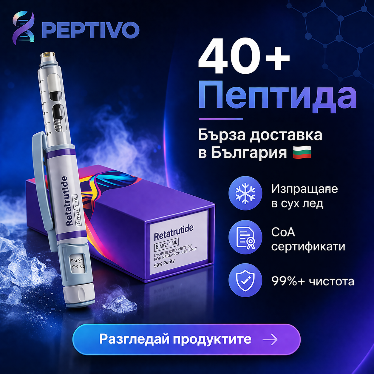 Peptivo Facebook ad from Apr 7, 2026