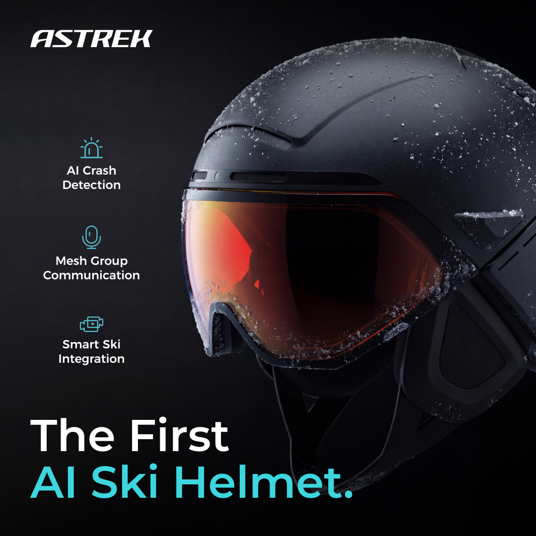 MagicFind Facebook ad: The First AI-Powered Ski Helmet