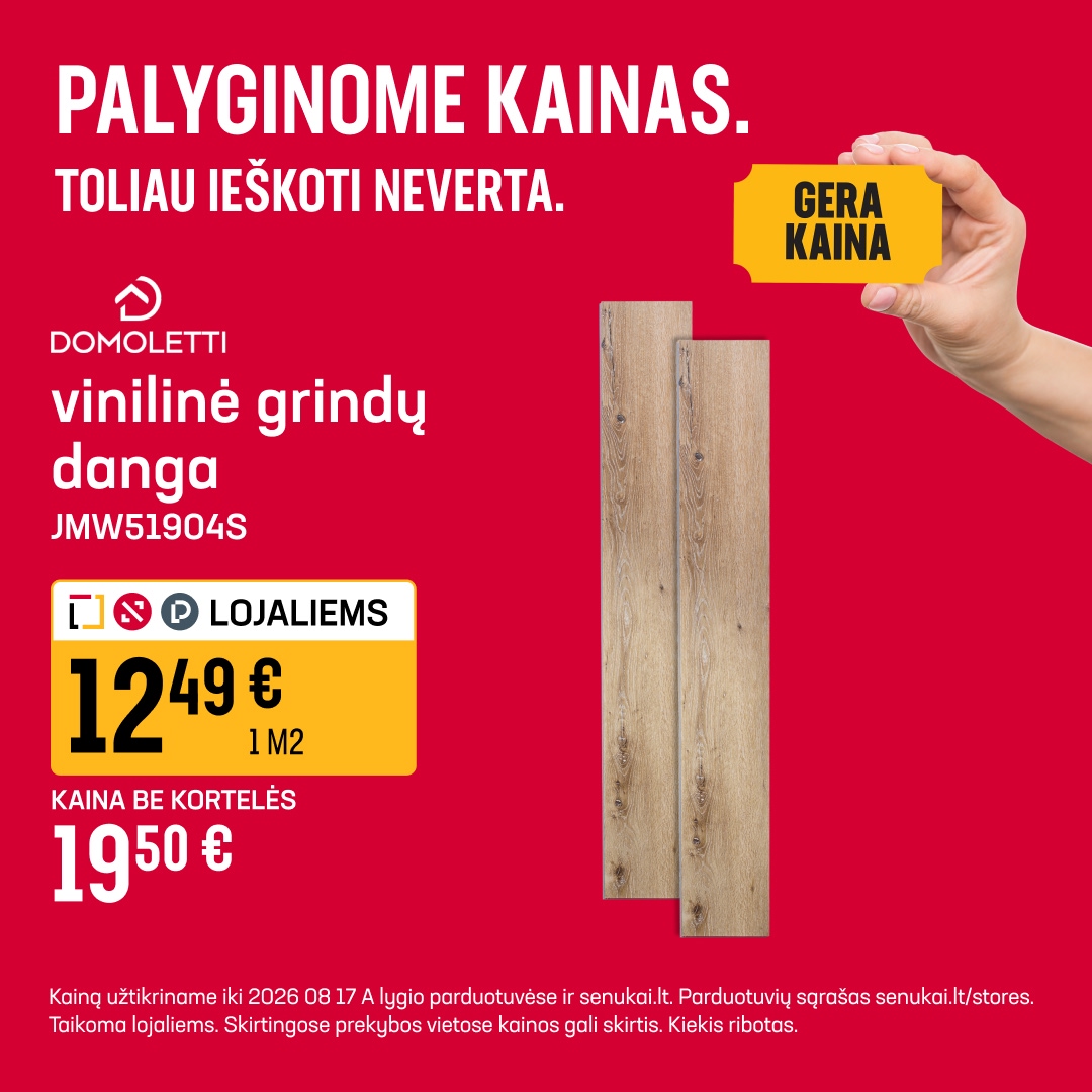 Senukai Facebook ad