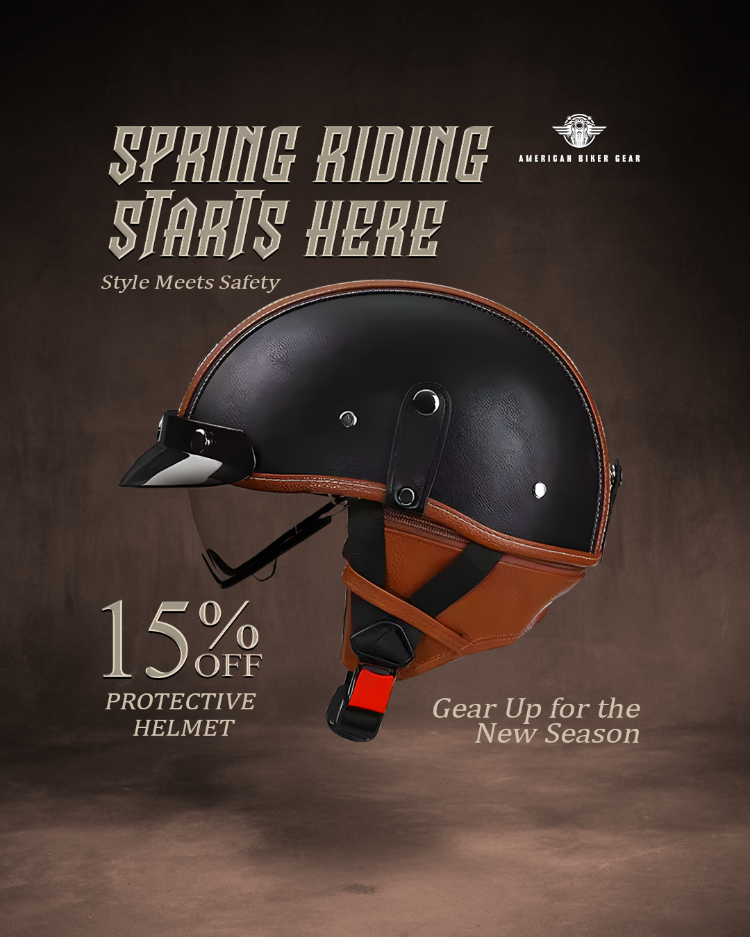 BikerGear - Fuel & Freedom Facebook ad