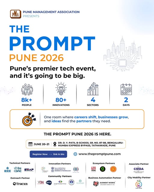 fizito_official Facebook ad: The Prompt Pune | Pune’s Premier Innovation & Tech Event