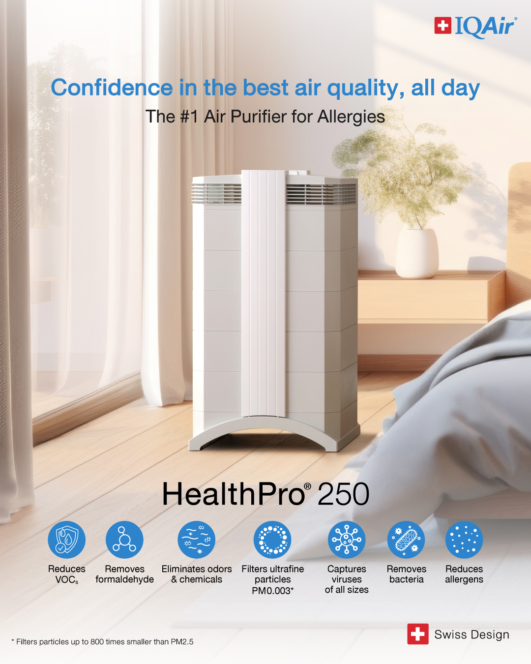 IQAir Thailand Facebook ad: Breathe Better. Live Safer.