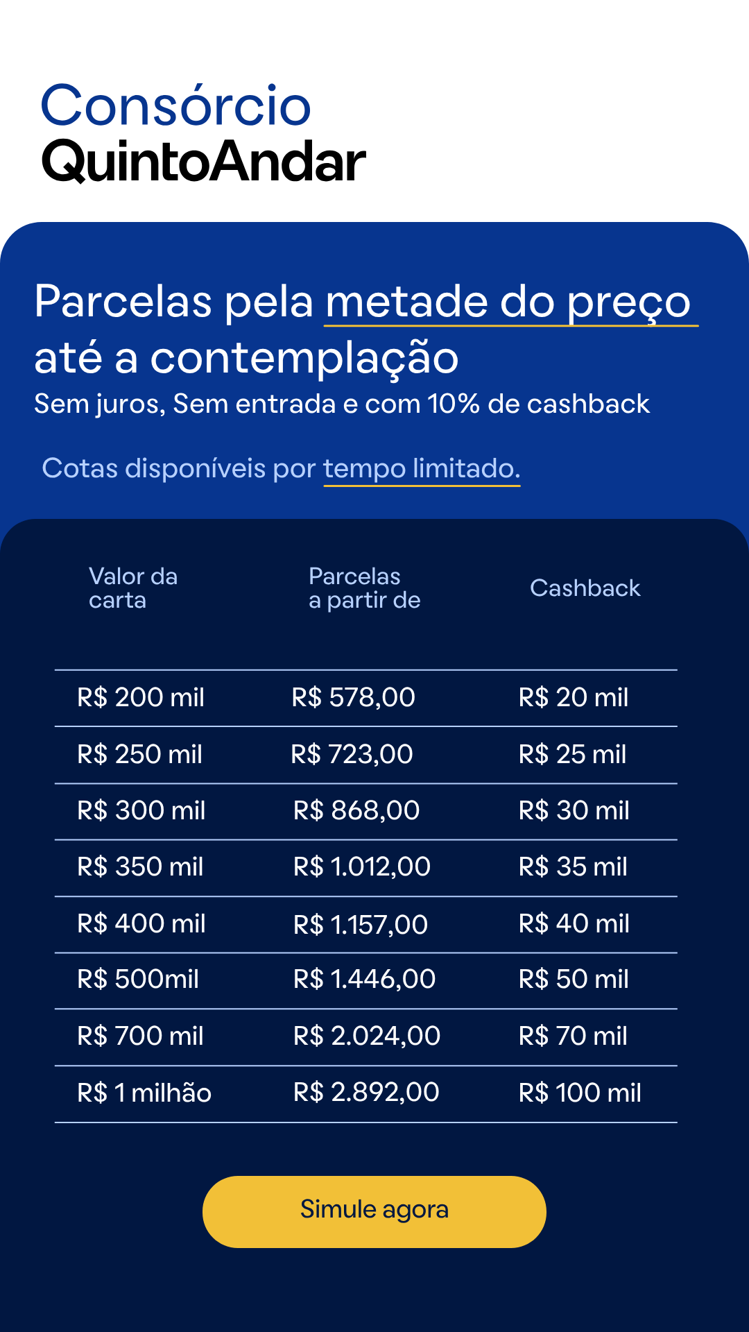 QuintoAndar Facebook ad