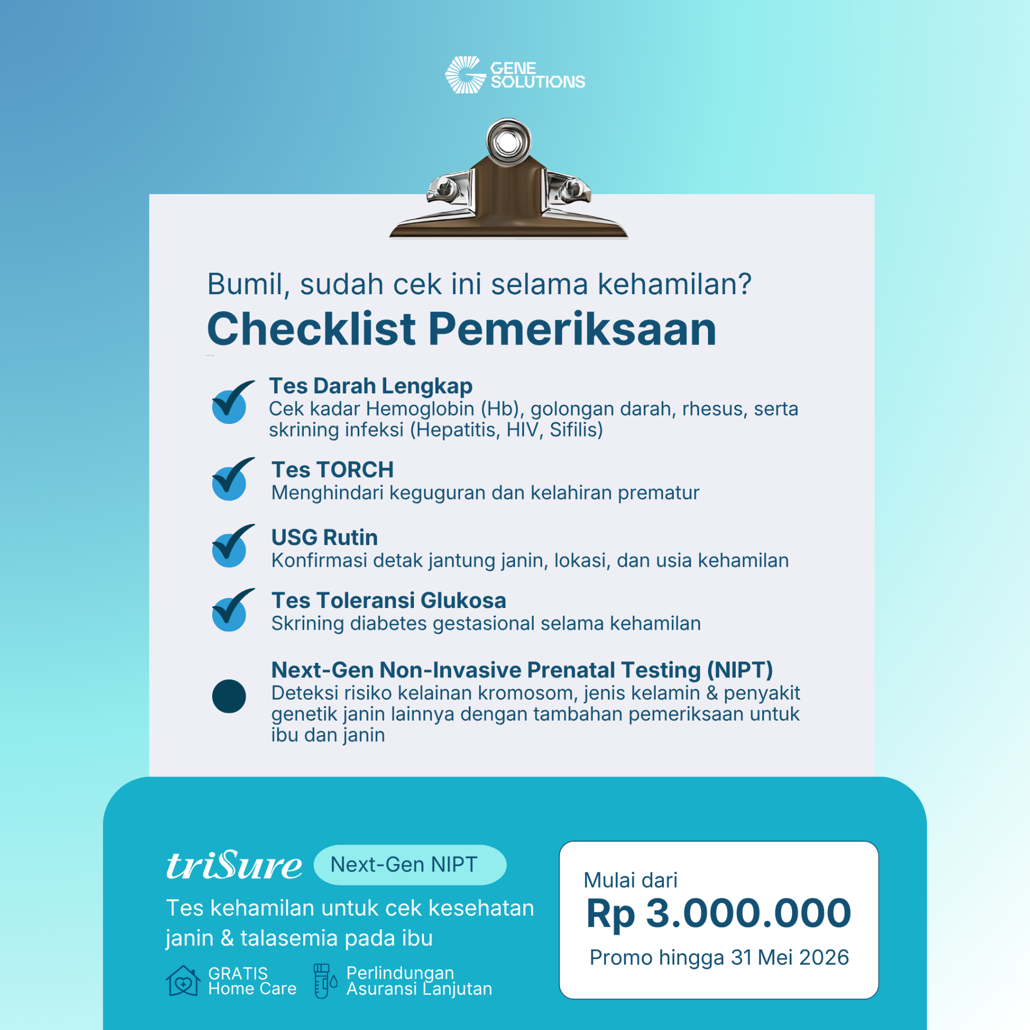 Gene Solutions Indonesia -IDN Facebook ad