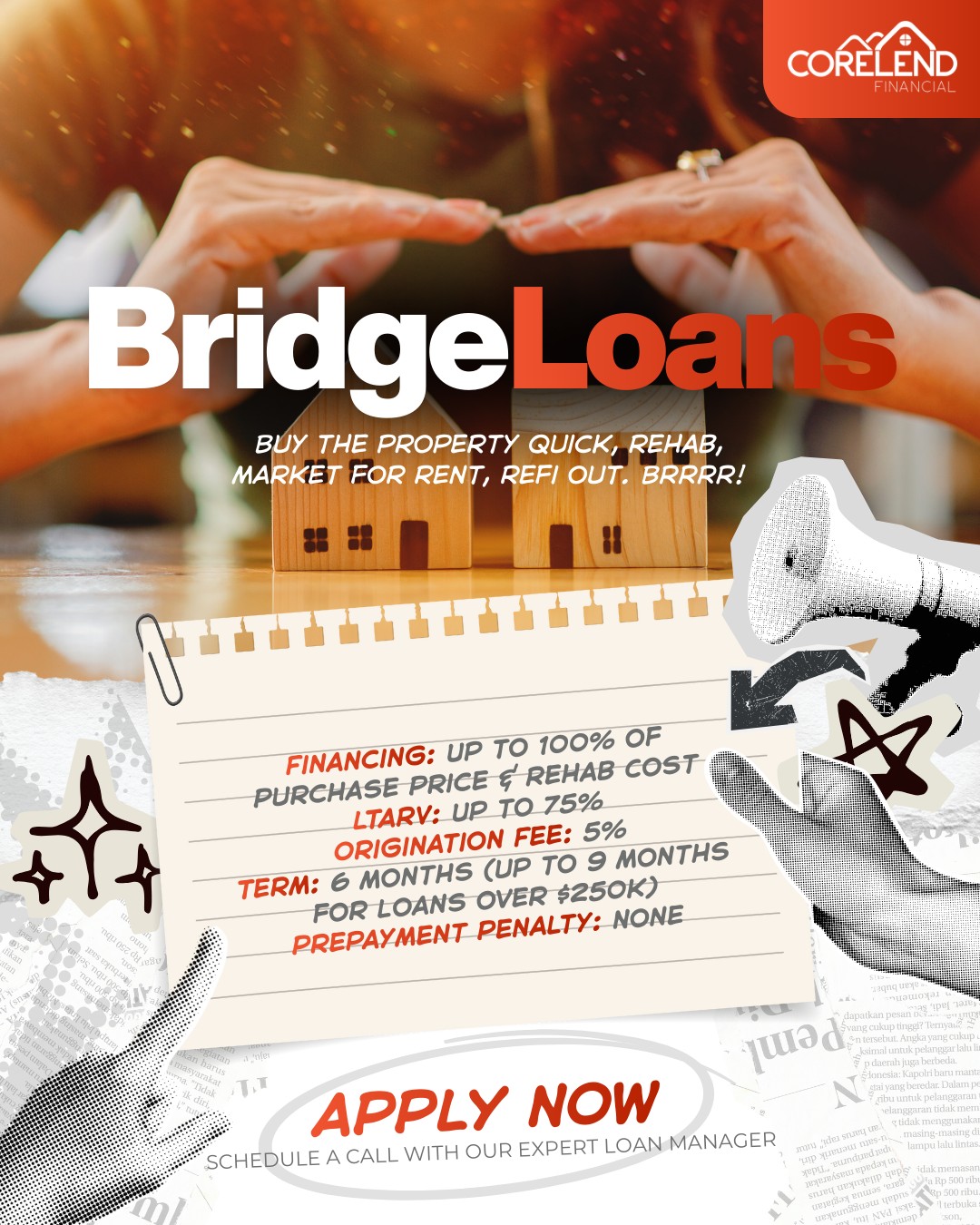 CoreLend Financial Facebook ad
