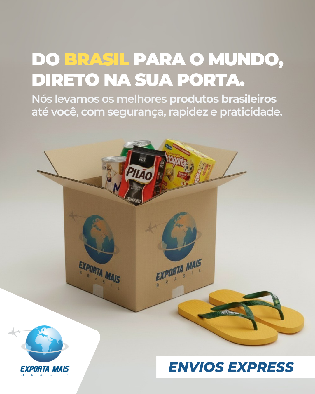 Exporta Mais Brasil Facebook ad: Conversar no Messenger