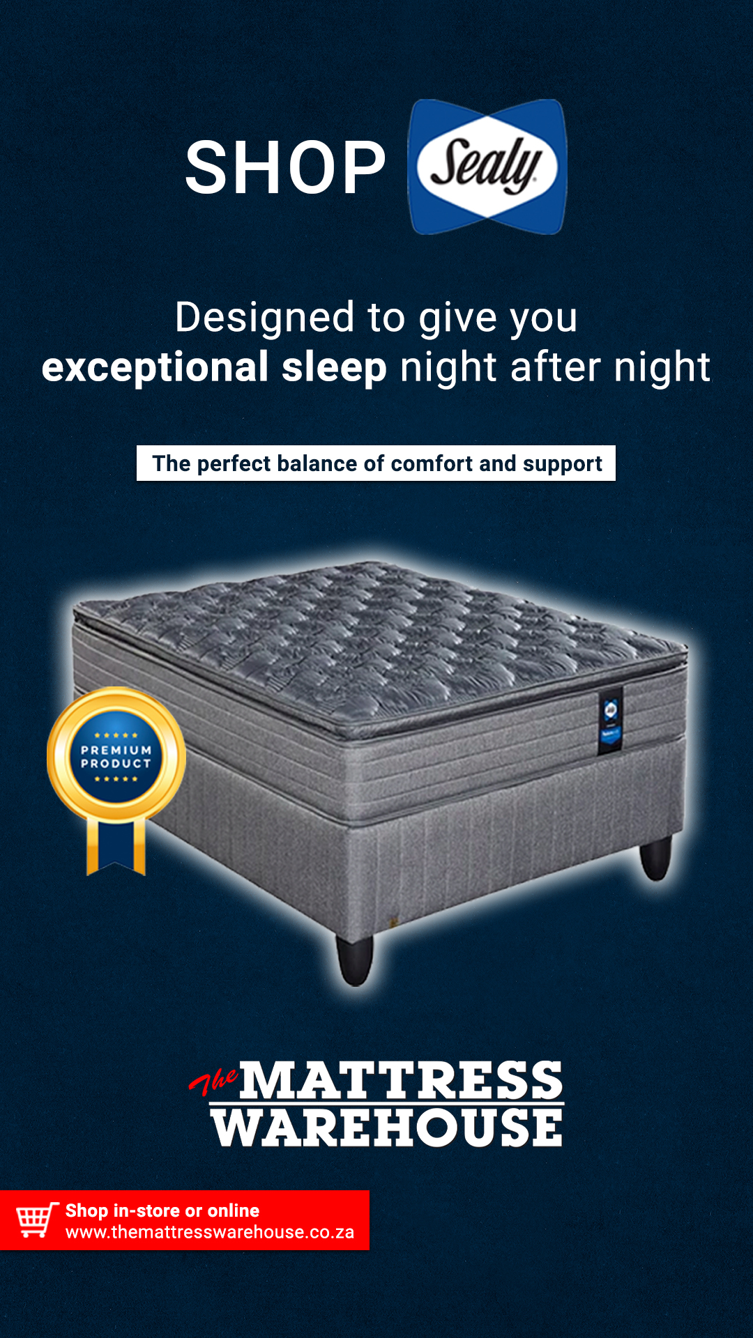 The Mattress Warehouse Facebook ad