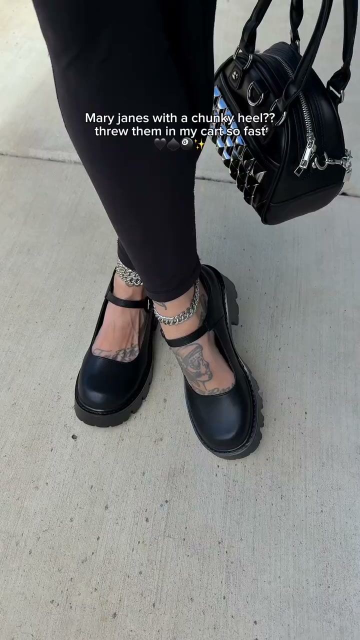 McKie Rae Facebook ad: Retro Mary Jane Platform Shoes