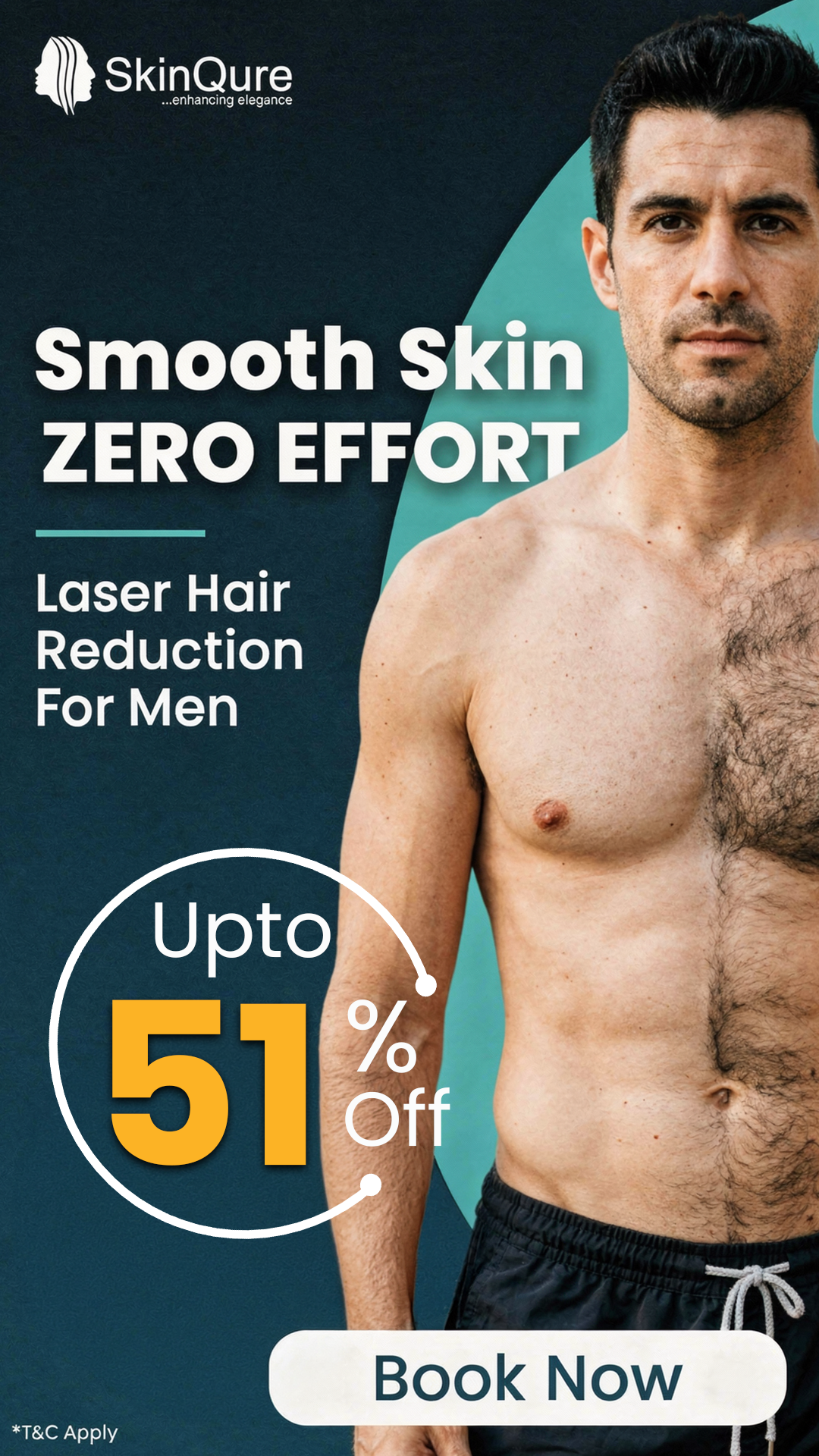 SkinQure Facebook ad from May 12, 2026