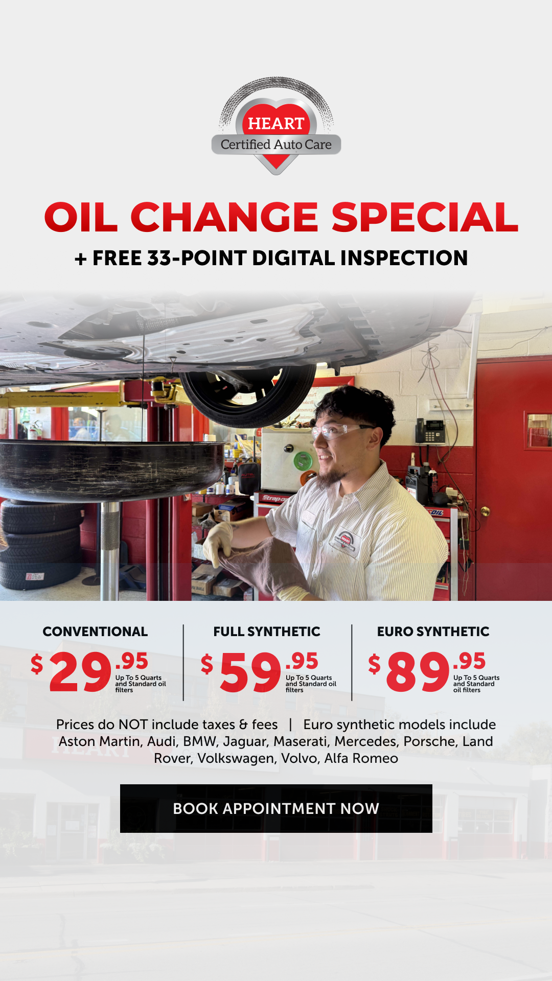 HEART Certified Auto Care Facebook ad