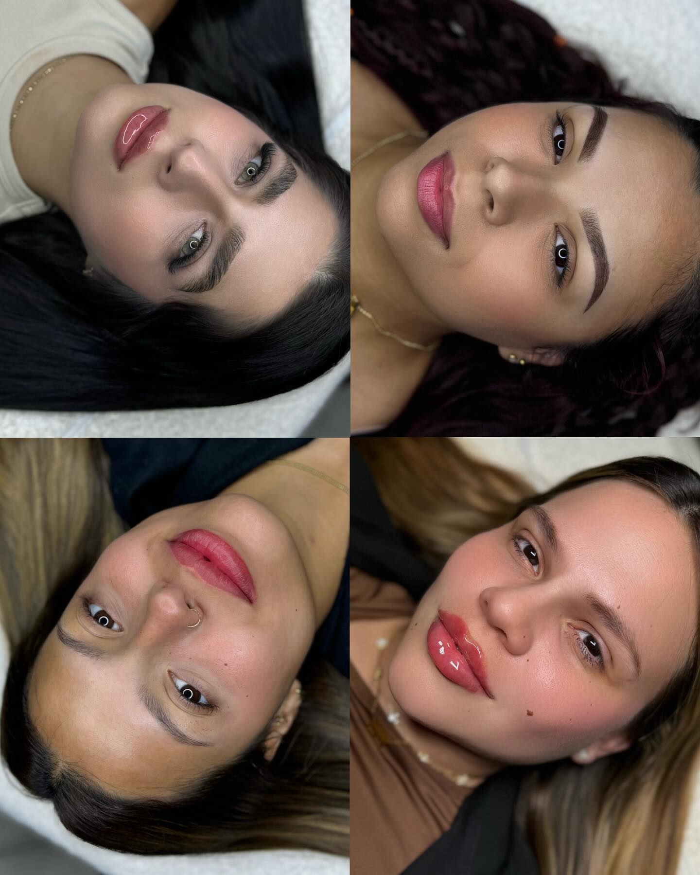 Perfect Glam Studio Facebook ad: Porque unas cejas y unos labios bien diseñados…