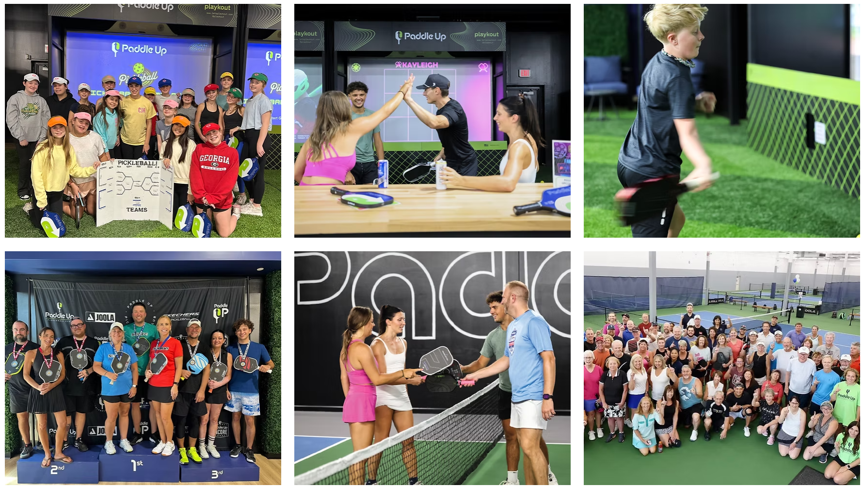 Paddle Up Pickleball Club Facebook ad: Give Paddle Up a try! Meet some new friends, and…