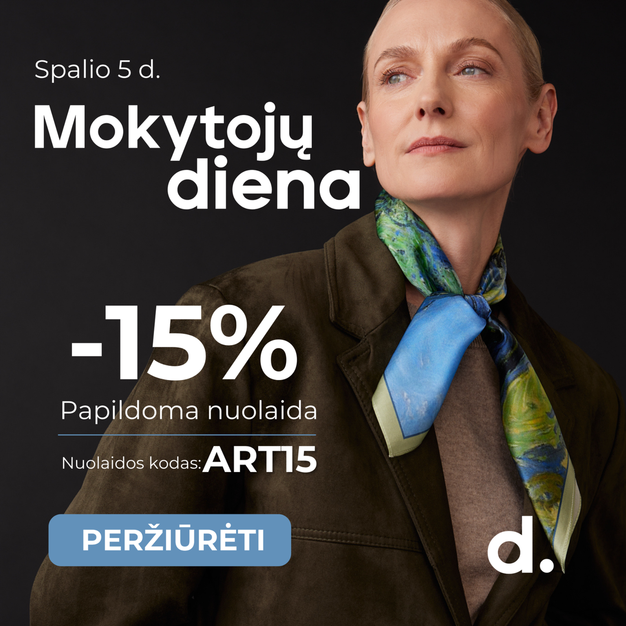 donum. Facebook ad: Mokytojų diena - spalio 5 d.