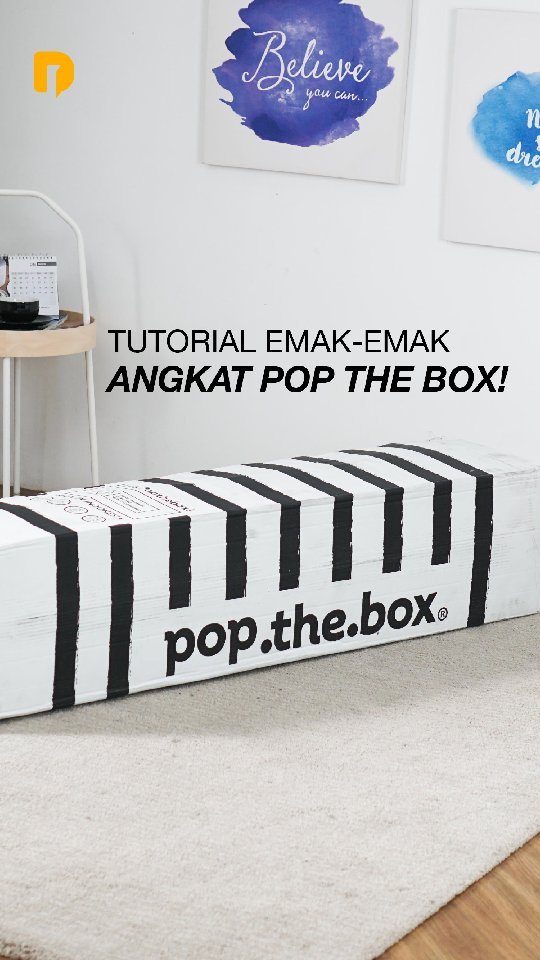 Dusdusan.com Facebook ad: TUTORIAL ANGKAT KASUR POPTHEBOX GAK PAKE BERAT!