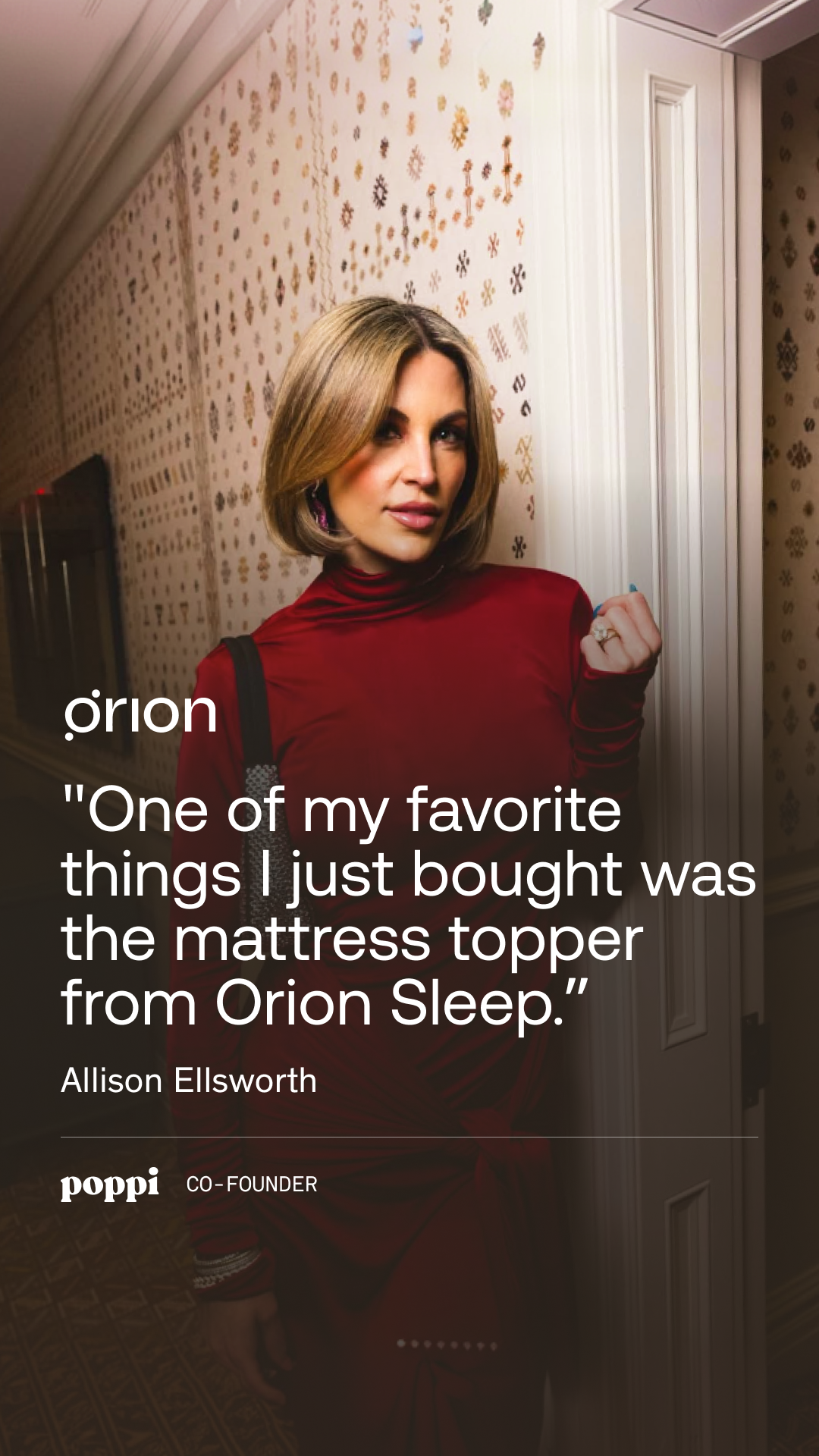 Orion Sleep Facebook ad