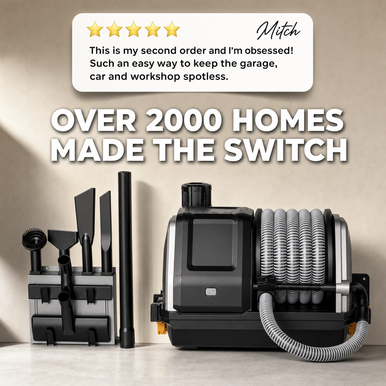 Connect Flooring Facebook ad: Get Your Garage Clean Again