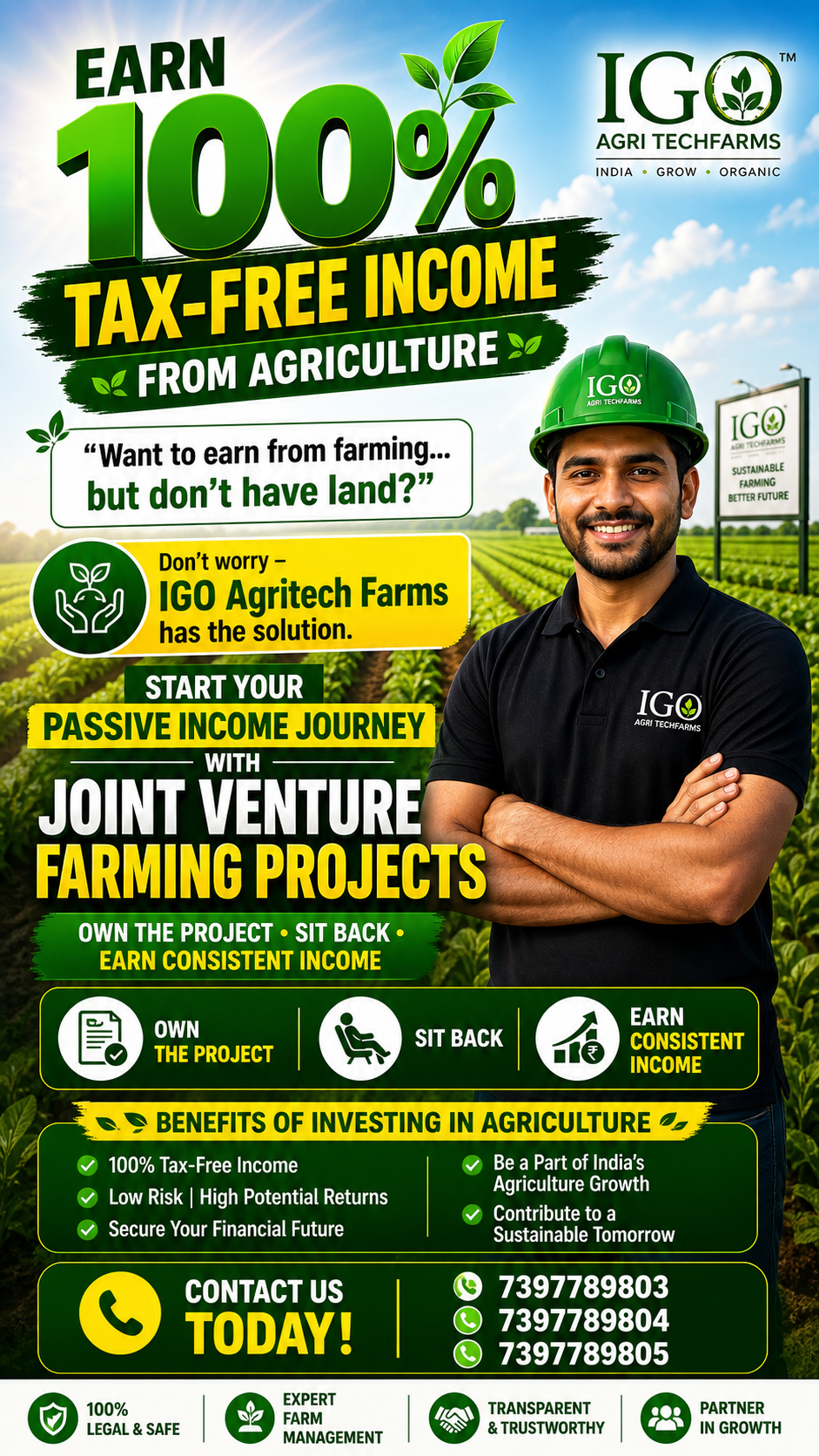 IGO Agri Techfarms Facebook ad