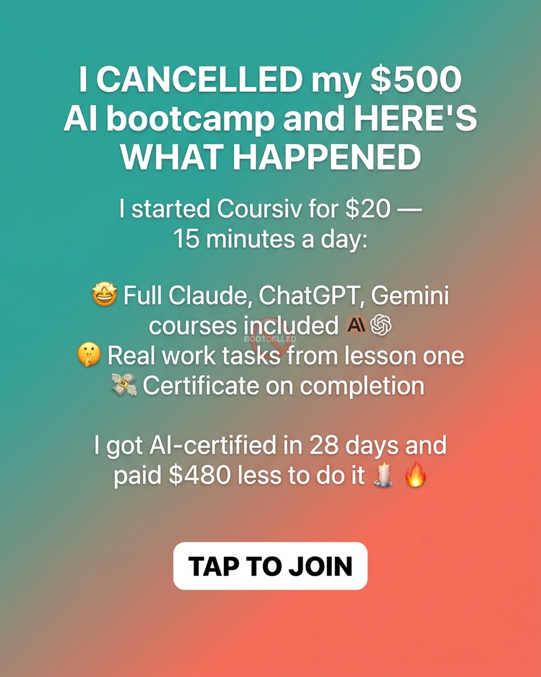 AI Simplified Facebook ad