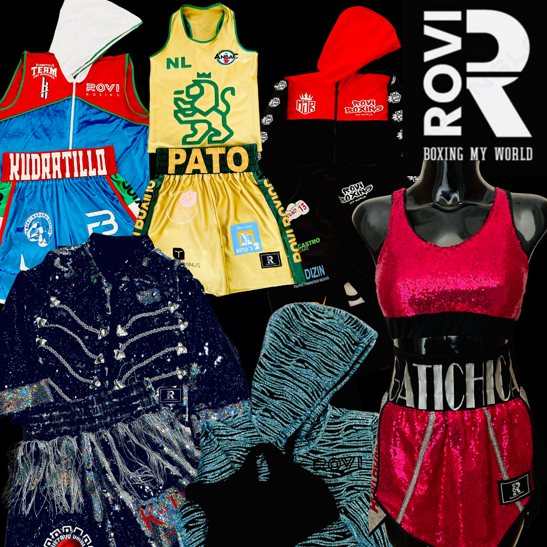 Rovi Boxing Facebook ad: Rovi Boxing líder en la fabricación de ropa de boxeo y…