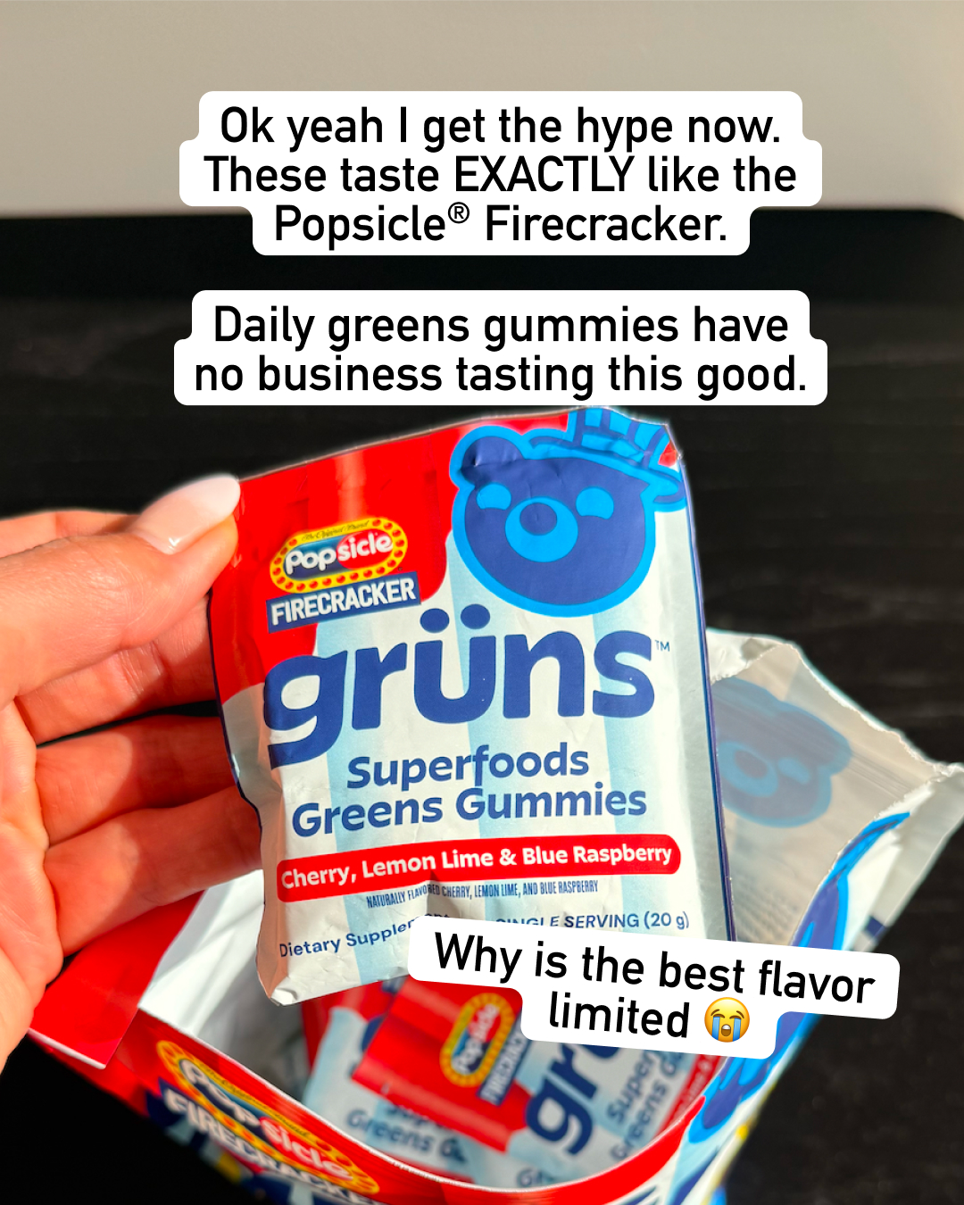 Grüns Facebook ad