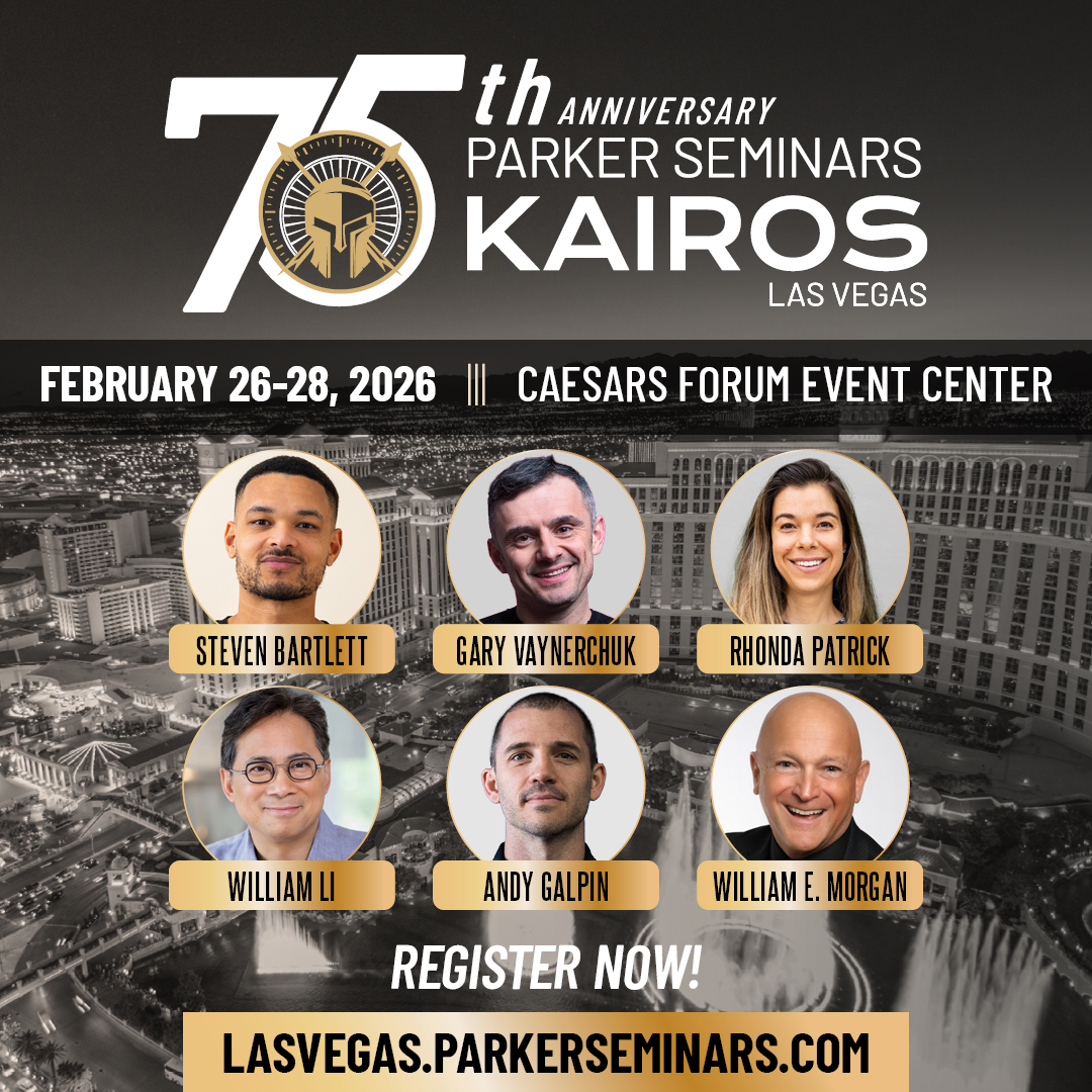 Parker Seminars Facebook ad: Join 5,000+ health pros in Vegas for Parker Seminars…